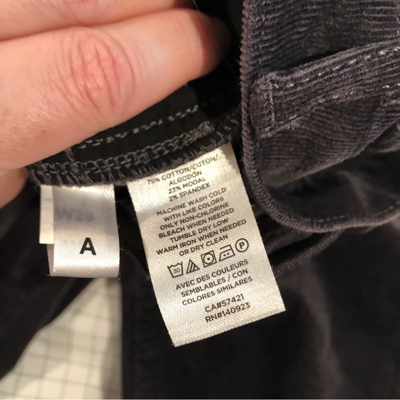 LOFT High Rise Skinny Corduroy - Picture 5 of 7